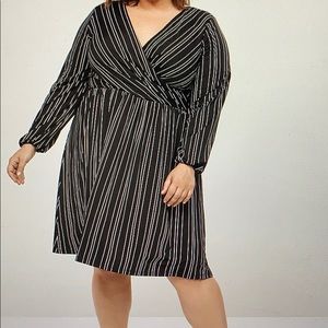 Lane Bryant Faux Wrap Dress